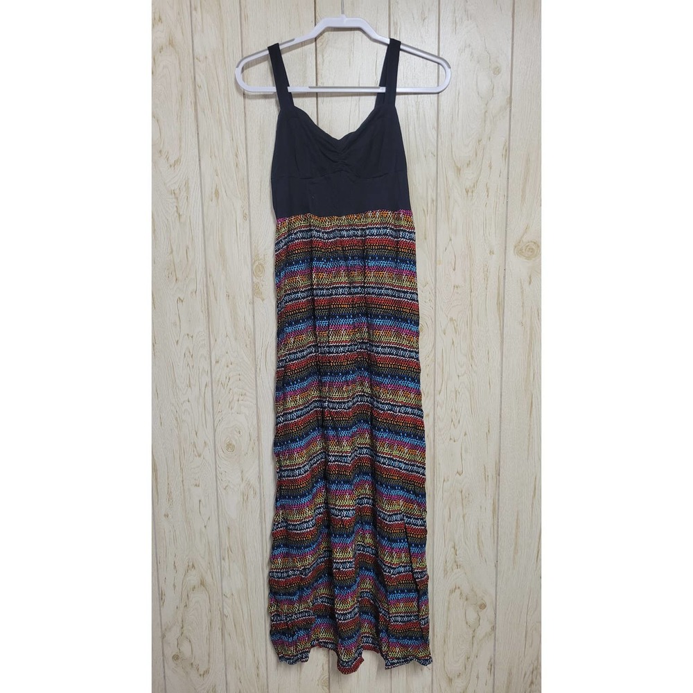 MUDD Black Multicolor Maxi dress L